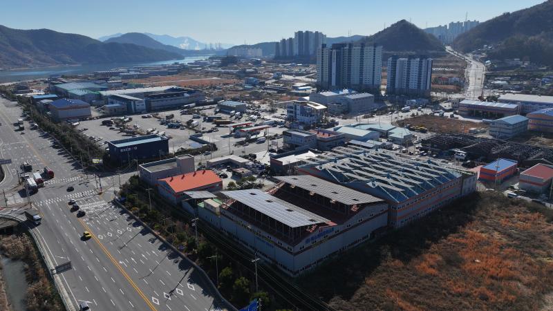 옥곡 신금산단(항공사진, 드론, 헬리캠)