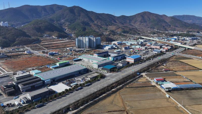옥곡 신금산단(항공사진, 드론, 헬리캠)