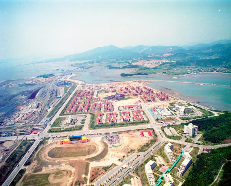 광양제철소(광양시,금호동,포스코,항공촬영) (1)