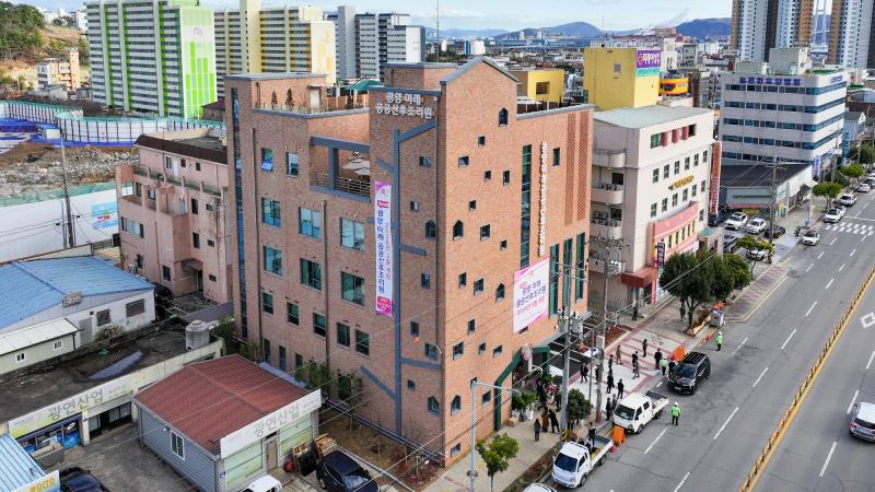 전라남도 공공산후조리원 6호점, 광양미래공공산후조리원(미래여성의원, 소아과, 산부인과, 항공사진, 드론, 헬리캠)