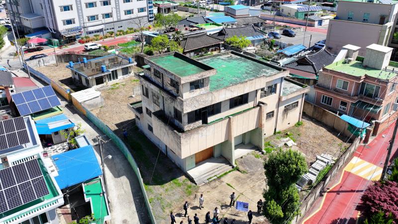 옛 전매청 건물 (광양읍 성북길, 헬리캠, 항공사진, 드론, 칠성리) 