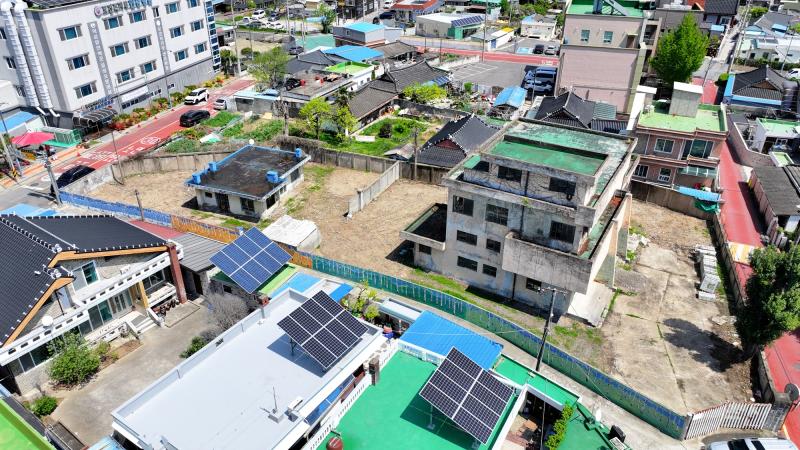 옛 전매청 건물 (광양읍 성북길, 헬리캠, 항공사진, 드론, 칠성리)