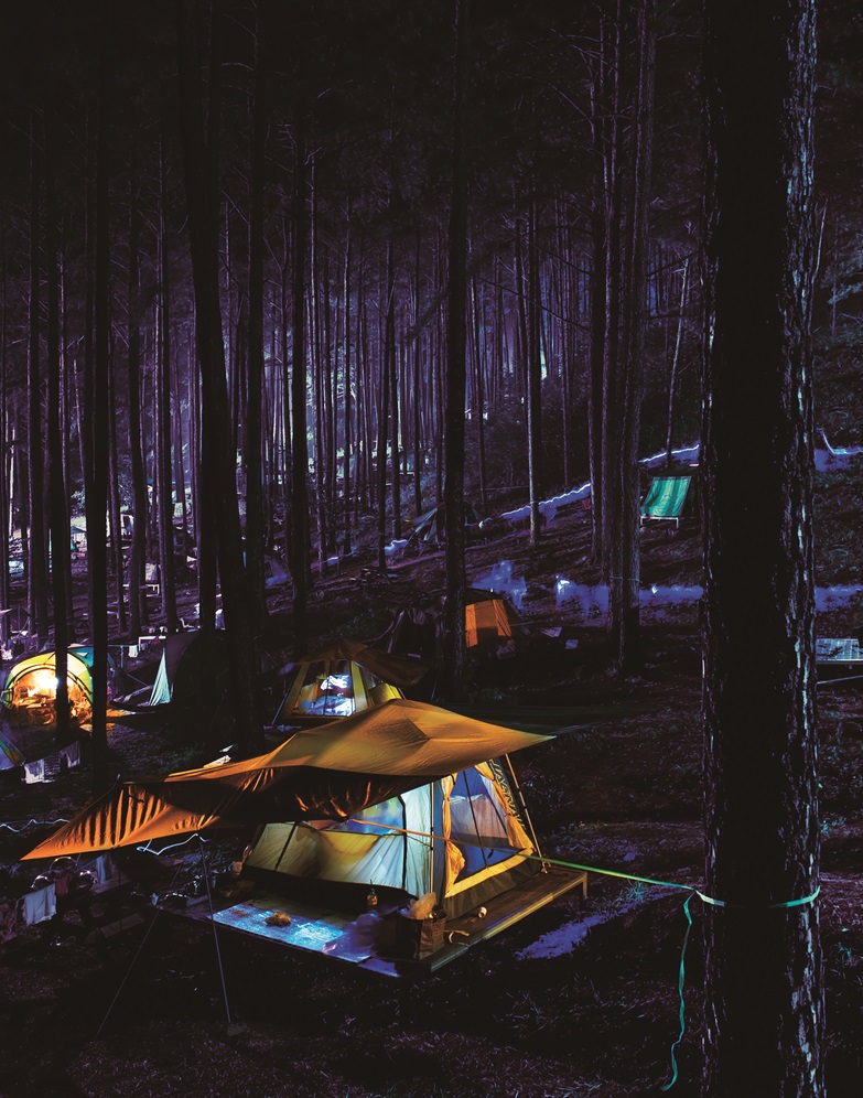 백운산 자연휴양림의 밤[야경, 캠핑]