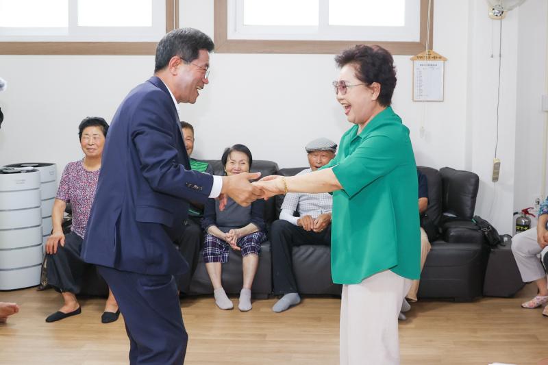 정인화 시장, 광양읍 경로당 현장 방문