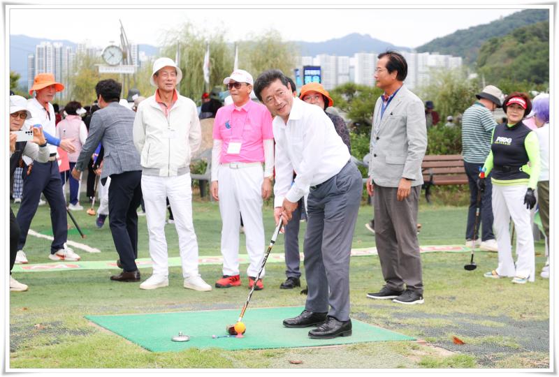 정인화 시장, 제3회 광양시장배 파크골프대회사
