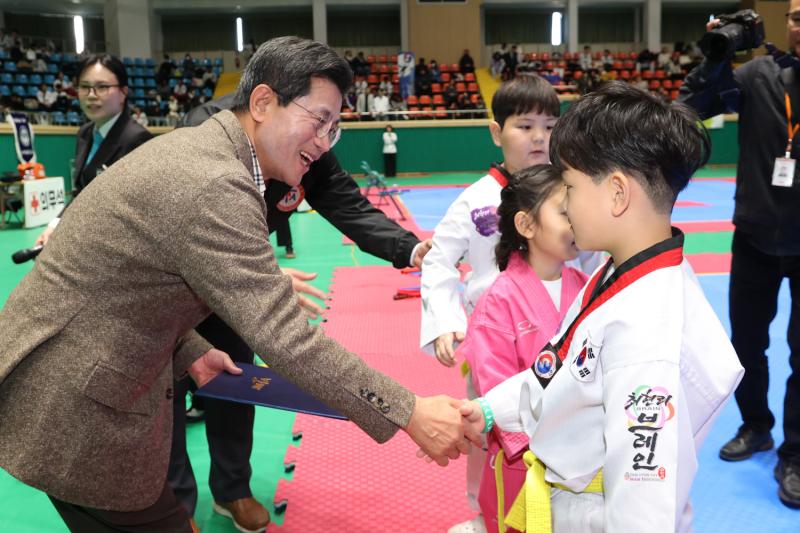 정인화 시장, 제13회 광양시장배 태권도대회사