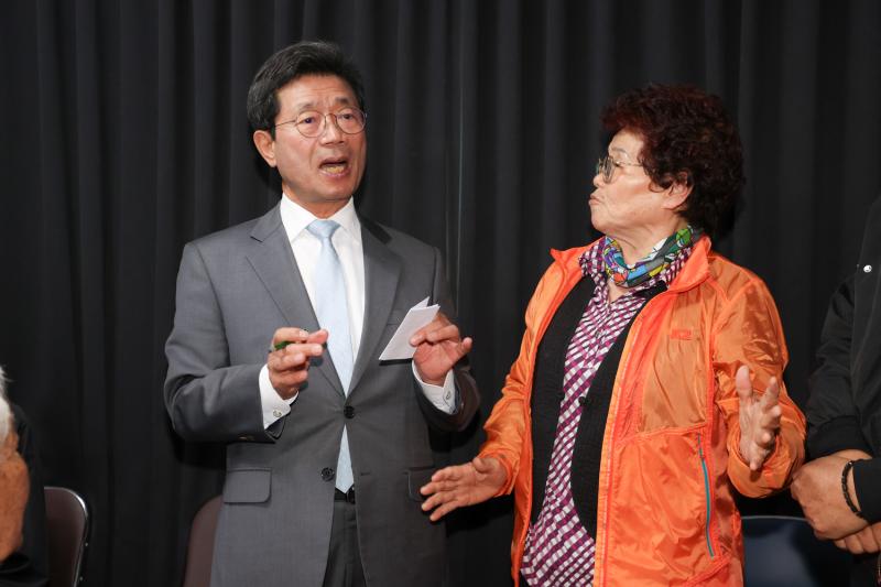 정인화 시장, 태인동 경로당 현장 방문