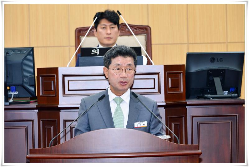 정인화 시장, 제343회 광양시의회 제2차 정례회제2차 본회의 참석