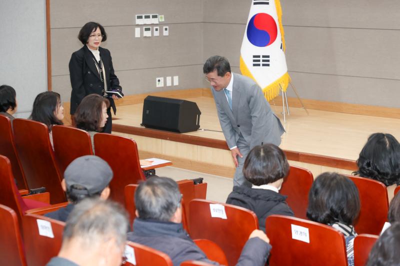 정인화 시장, 농림어업총조사 조사요원 교육 격려