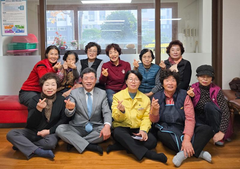 정인화 시장, 광양읍 경로당 현장 방문