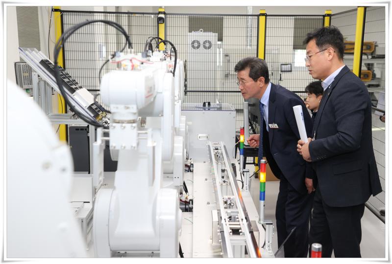 정인화 시장, 스타트업 스케일업 실증 현장 방문