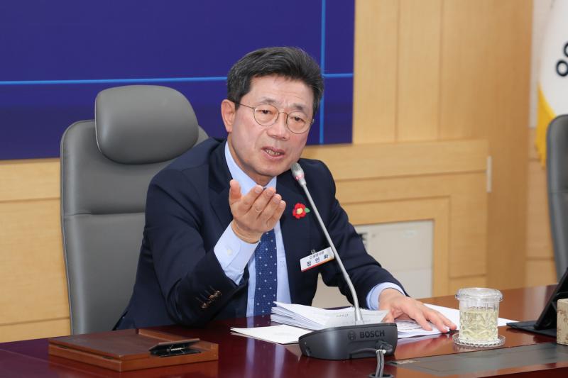 정인화 시장, 1월 확대간부회의 주재