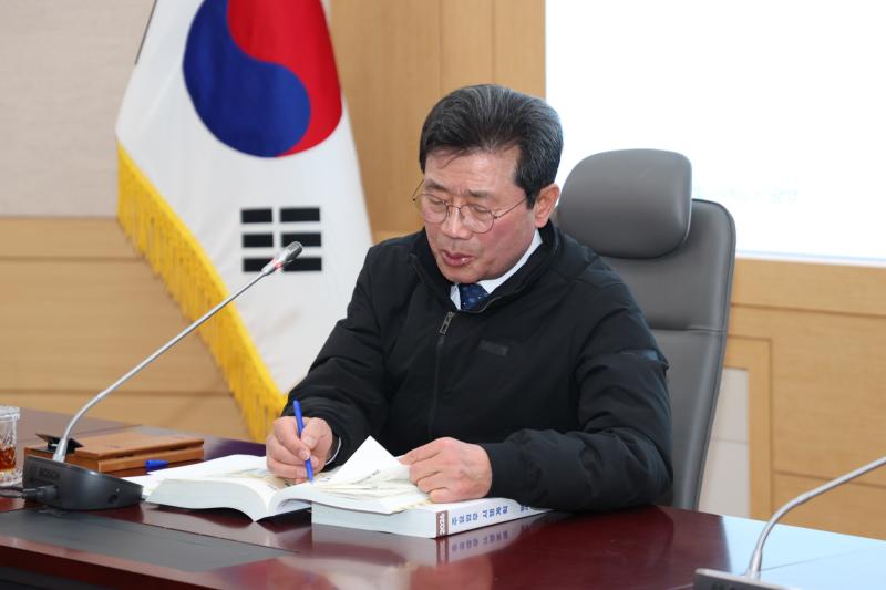 정인화 시장, 2026년 주요업무 시행계획 보고회 주재