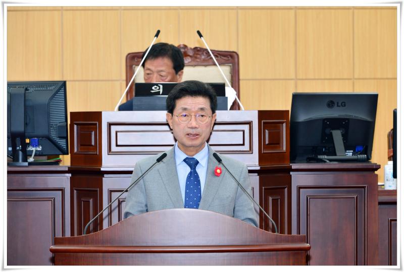 정인화 시장, 제345회 광양시의회 임시회 제1차 본회의 참석