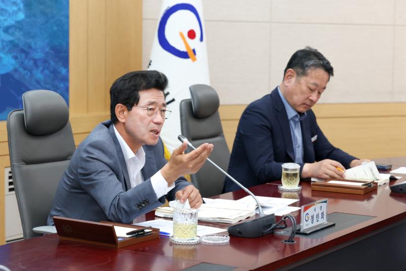 정인화 시장, 6월 읍면동장 회의 주재
