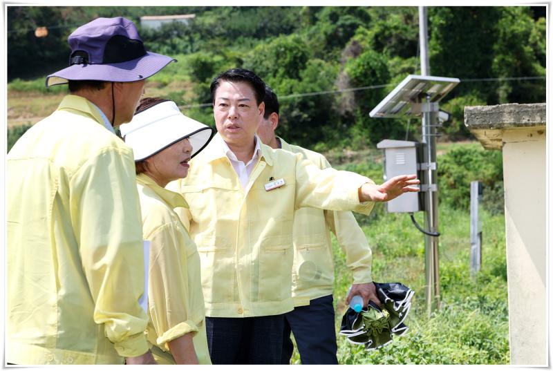 박성현 시장, 태인동 궁기마을 한해현황 살펴