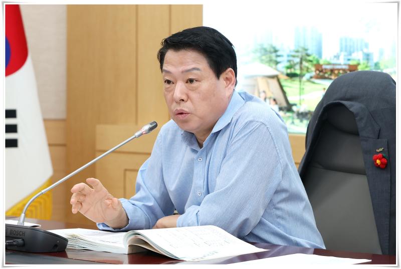 박성현 시장, 민선9기 시장 공약실천계획 보고회 주재