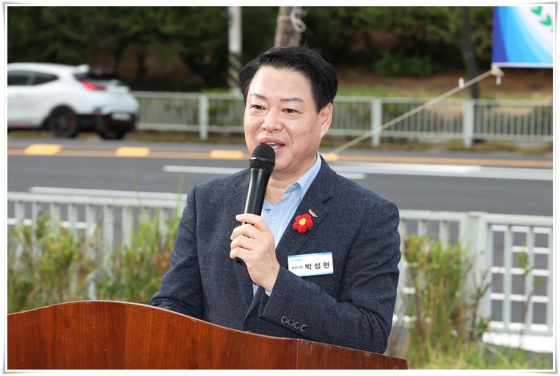 박성현 시장, 「광양항 배후도로 확포장공사(백운로 구간)」 부분 개통식 참석