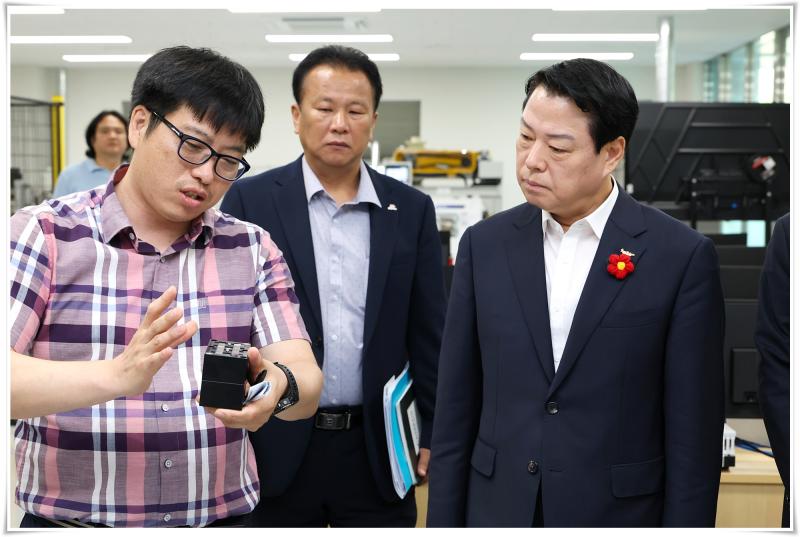 박성현 시장, 전남테크노파크 업무간담회 참석