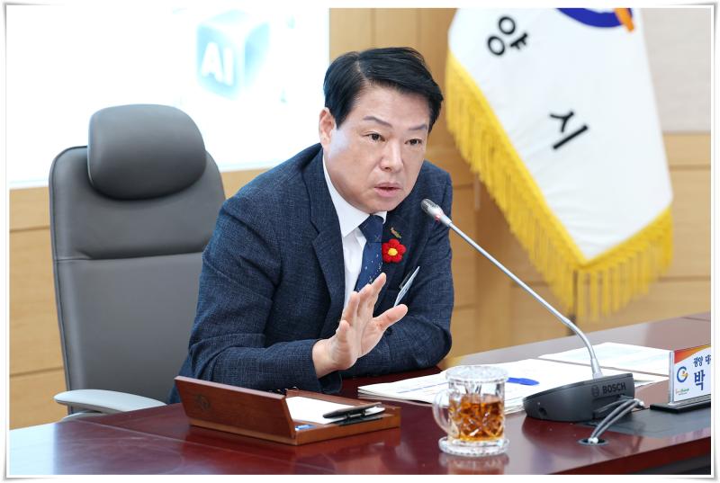 박성현 시장, 광양 대전환 추진단 TF 착수 회의 주재