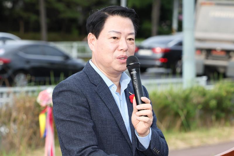 성황교차로~컨테이너부두사거리 구간 개통식