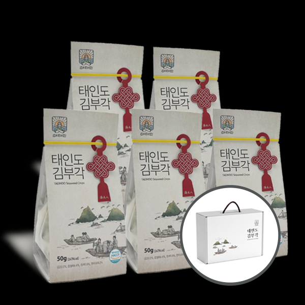 (태인도부각 )태인도김부각 답례1호 (50g x 5개입)
