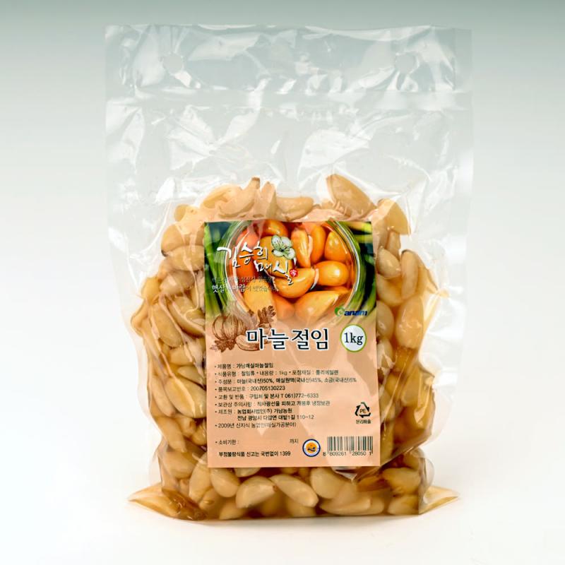 광양 매실 장인이 만든 매실에서 숙성시킨 국내산 마늘 절임 1kg [원산지:국산(전라남도 광양시)]