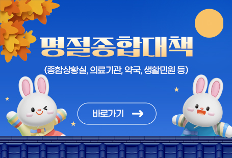 명절종합대책(종합상황실, 의료기관, 약국, 생활민원 등)