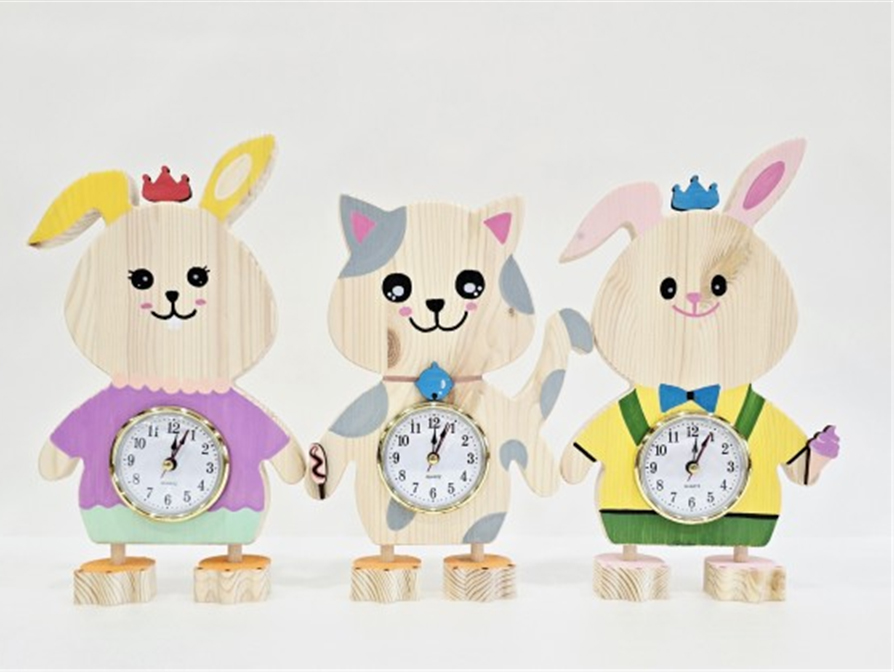 고양이 토끼시계